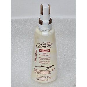 Silk Elements MegaSilk Heat Protection Spray For Hair As Soft & Smooth As Silk